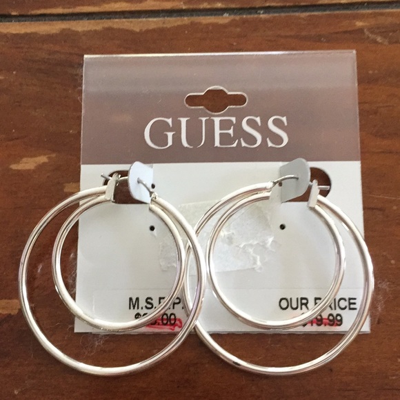Guess Jewelry - Guess hoop earrings